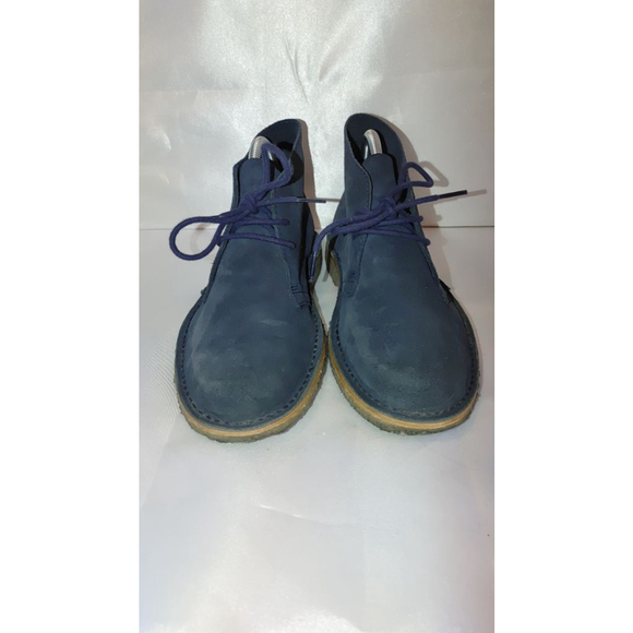 Brooks Brothers Mens Blue Suede Chukka Lace ups Size 8 - Picture 3 of 7